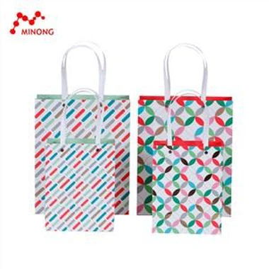 Beg Hadiah Kertas Dengan Pemegang Kertas Rata